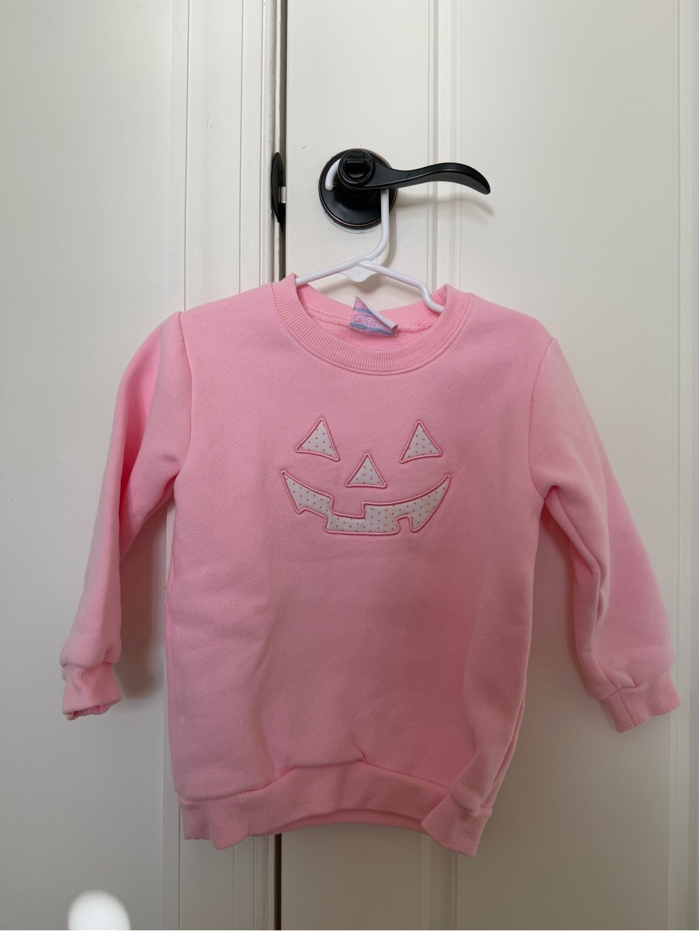 Stitchy Fish Jack-O'-Lantern Pullover Sweatshirt- 3T